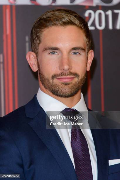 Adam Woodward attends the British Soap Awards at The Lowry Theatre on June 3, 2017 in Manchester, England.