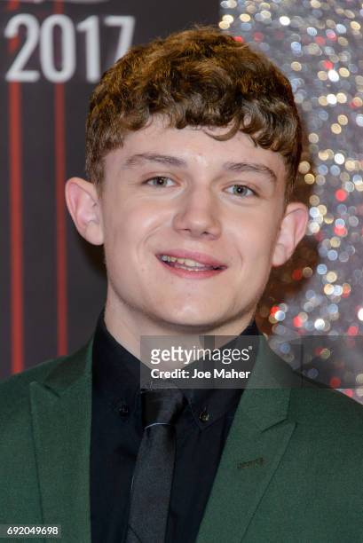 Ellis Hollins attends the British Soap Awards at The Lowry Theatre on June 3, 2017 in Manchester, England.