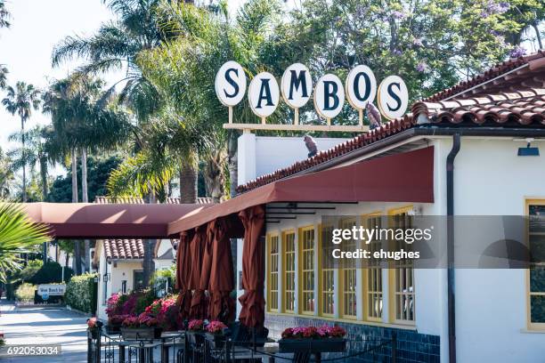 sambo's restaurant in santa barbara, california - santa pancakes stock pictures, royalty-free photos & images