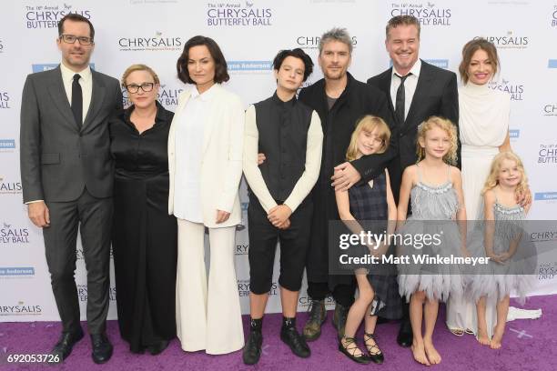 Artist Eric White, Actor Patricia Arquette, Honoree Rosetta Getty, June Getty, Honoree Balthazar Getty, Violet Getty, Actor Eric Dane, Billie...