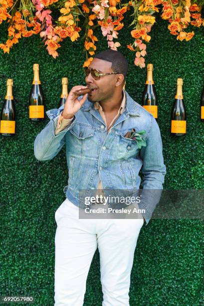 Robbie Randolph attends The Tenth Annual Veuve Clicquot Polo Classic - Arrivals at Liberty State Park on June 3, 2017 in Jersey City, New Jersey.