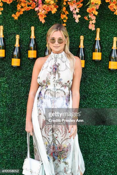 Danielle Bernstein attends The Tenth Annual Veuve Clicquot Polo Classic - Arrivals at Liberty State Park on June 3, 2017 in Jersey City, New Jersey.