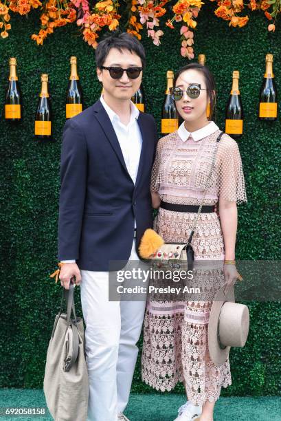 Guests attends The Tenth Annual Veuve Clicquot Polo Classic - Arrivals at Liberty State Park on June 3, 2017 in Jersey City, New Jersey.