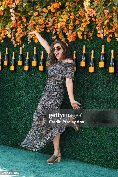 Amirah Kassem attends The Tenth Annual Veuve Clicquot Polo Classic - Arrivals at Liberty State Park on June 3, 2017 in Jersey City, New Jersey.