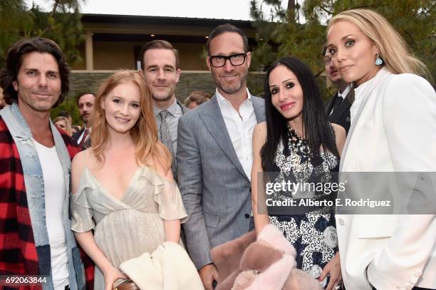 Designer Greg Lauren, producer Kimberly Brook, Actor James Van Der Beek, Chrysalis Butterfly Ball Co-chair Richard Weitz, guest and Actor Elizabeth...