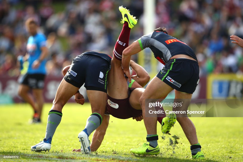 NRL Rd 13 - Sea Eagles v Raiders