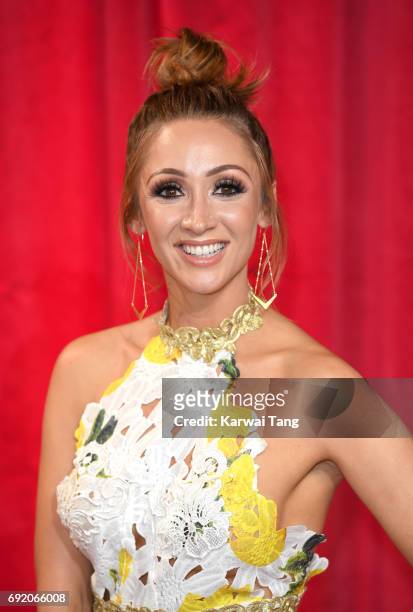 Lucy-Jo Hudson attends the British Soap Awards at The Lowry Theatre on June 3, 2017 in Manchester, England.