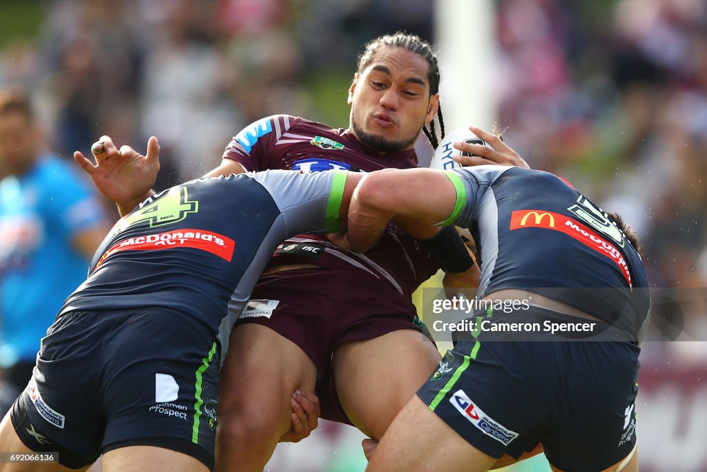 NRL Rd 13 - Sea Eagles v Raiders