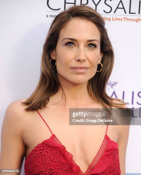 Actress Claire Forlani arrives at the 16th Annual Chrysalis Butterfly Ball at a private residence on June 3, 2017 in Brentwood, California.