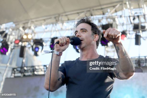 Comedian Josh Adam Meyers performs onstage at the Piazza Del Cluster Stage during Colossal Clusterfest at Civic Center Plaza and The Bill Graham...