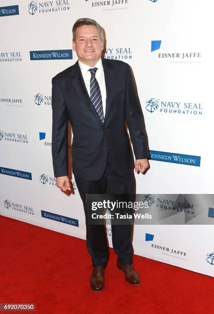 Host Committee Ted Sarandos attends the 2017 Los Angeles Evening of Tribute Benefiting the Navy SEAL Foundation on June 1, 2017 in Beverly Hills,...