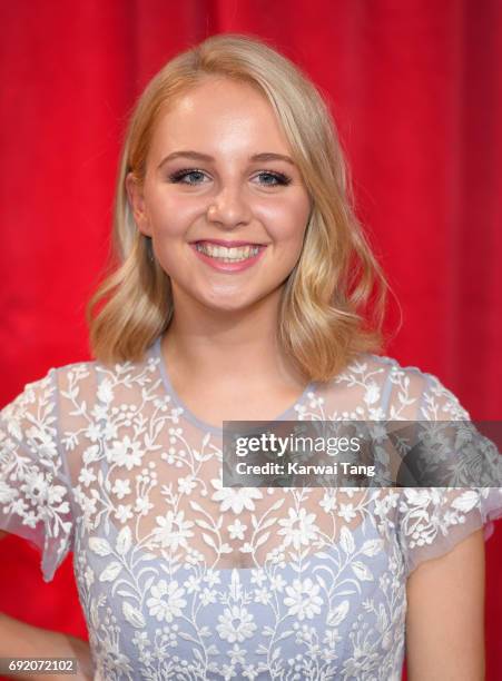 Eden Taylor-Draper attends the British Soap Awards at The Lowry Theatre on June 3, 2017 in Manchester, England.