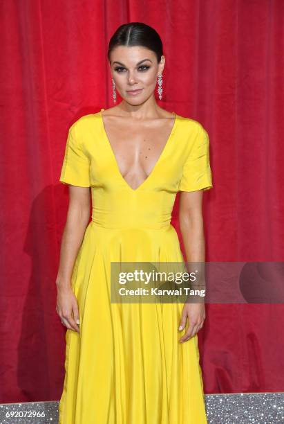 Faye Brookes attends the British Soap Awards at The Lowry Theatre on June 3, 2017 in Manchester, England.