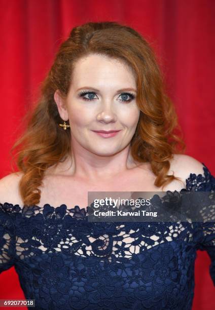 Jennie McAlpine attends the British Soap Awards at The Lowry Theatre on June 3, 2017 in Manchester, England.