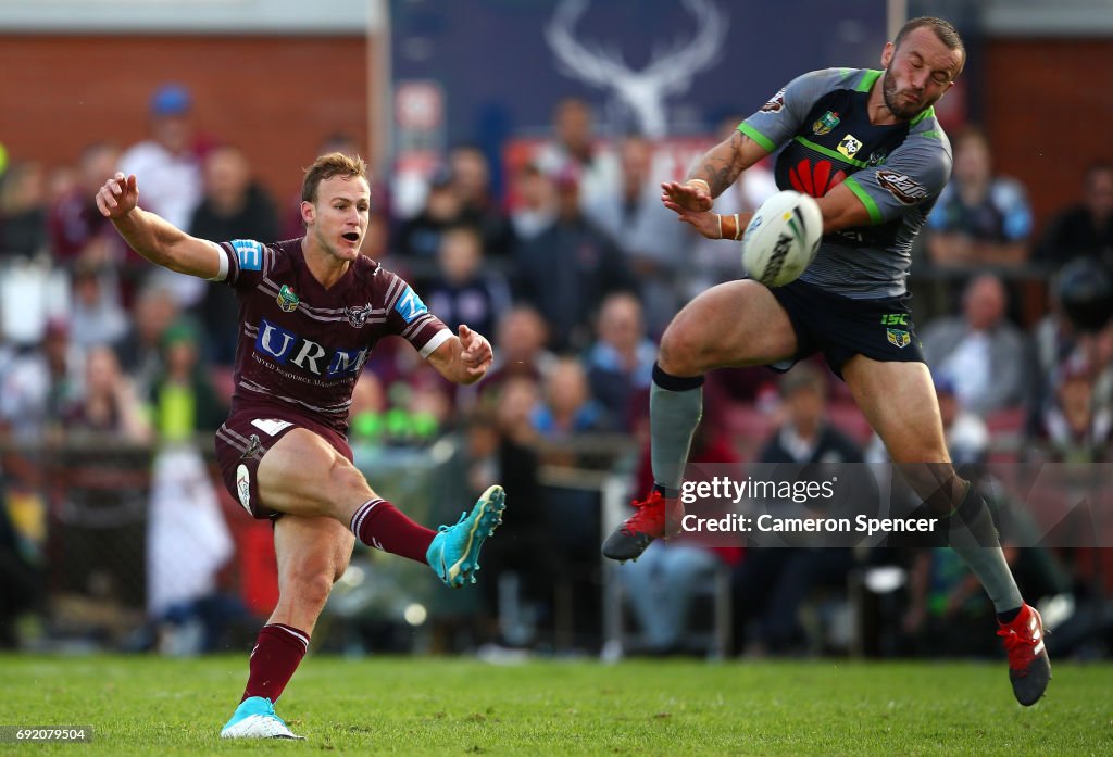 NRL Rd 13 - Sea Eagles v Raiders