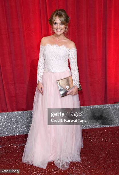 Michelle Hardwick attends the British Soap Awards at The Lowry Theatre on June 3, 2017 in Manchester, England.