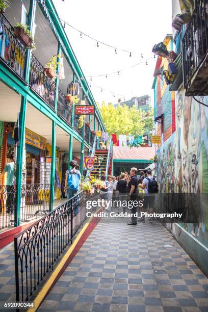 argentina: la boca in buenos aires - buenos momentos stock pictures, royalty-free photos & images