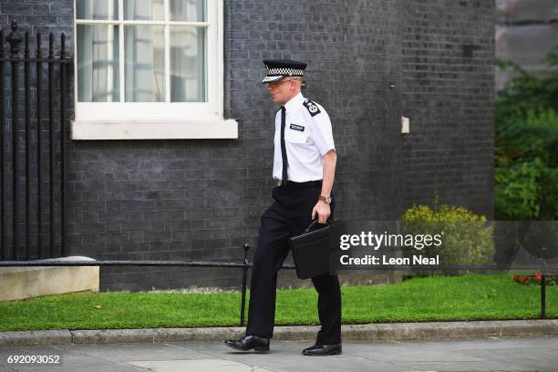 London Metropolitan Police's assistant commissioner Mark Rowley arrives at Downing Street ahead of a meeting of the emergency Cobra committee, in...