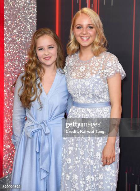 Isobel Steele and Eden Taylor-Draper attend the British Soap Awards at The Lowry Theatre on June 3, 2017 in Manchester, England.