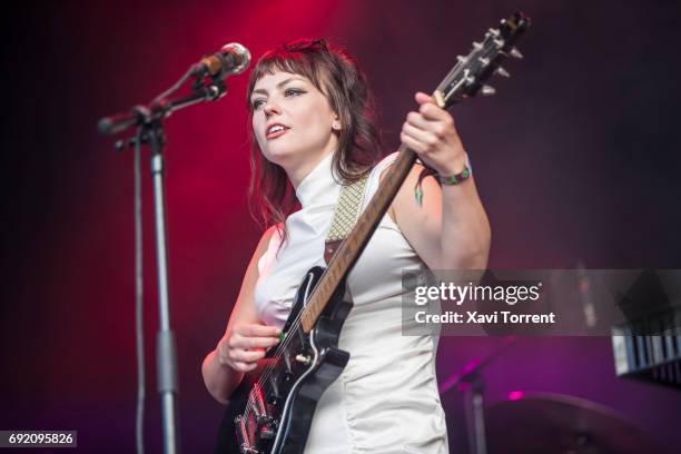 Angel Olsen performs in concert during day 4 of Primavera Sound 2017 on June 3, 2017 in Barcelona, Spain.