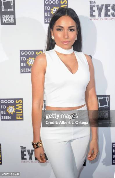 Actress Ana Isabelle arrives for the Premiere Of Parade Deck Films' "The Eyes" held at Arena Cinelounge on April 7, 2017 in Hollywood, California.