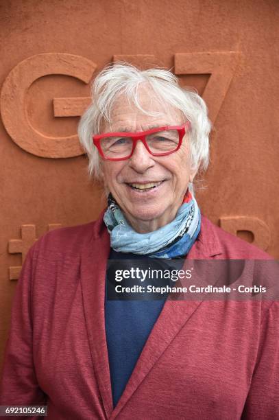 Actor Pierre Richard attends the 2017 French Tennis Open - Day Seven at Roland Garros on June 3, 2017 in Paris, France.