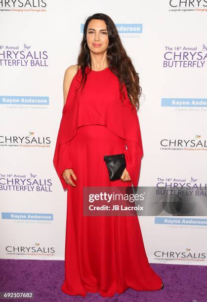 Shiva Rose attends the 16th Annual Chrysalis Butterfly Ball on June 03, 2017 in Brentwood, California.