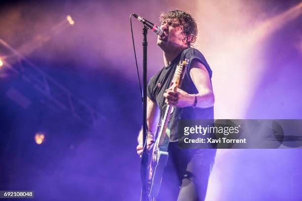 Brian King of Japandroids performs in concert during day 4 of Primavera Sound 2017 on June 3, 2017 in Barcelona, Spain.