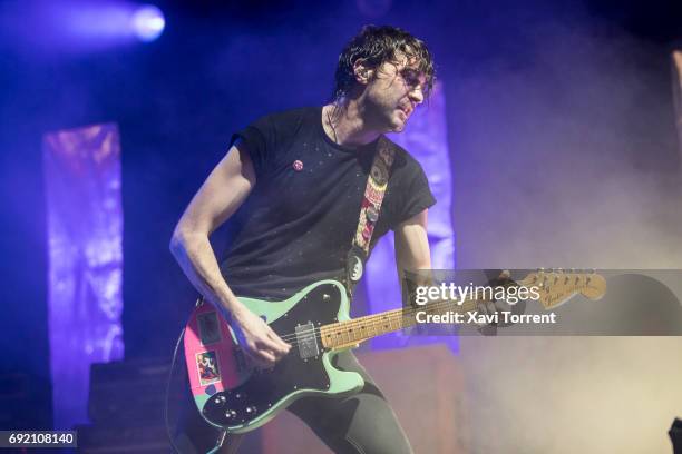 Brian King of Japandroids performs in concert during day 4 of Primavera Sound 2017 on June 3, 2017 in Barcelona, Spain.