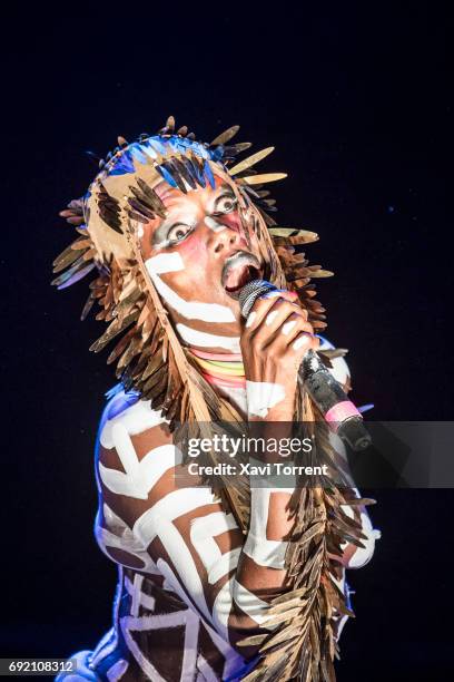 Grace Jones performs in concert during day 4 of Primavera Sound 2017 on June 3, 2017 in Barcelona, Spain.