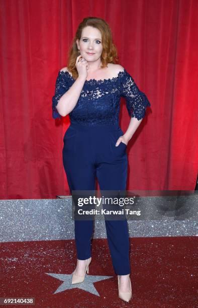 Jennie McAlpine attends the British Soap Awards at The Lowry Theatre on June 3, 2017 in Manchester, England.