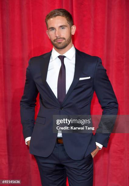 Adam Woodward attends the British Soap Awards at The Lowry Theatre on June 3, 2017 in Manchester, England.