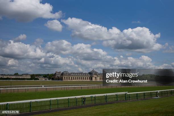 The Musee du Cheval positioned on the back straight at Chantilly racecourse on June 4, 2017 in Chantilly, France.