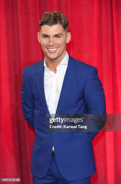 Kieron Richardson attends the British Soap Awards at The Lowry Theatre on June 3, 2017 in Manchester, England.