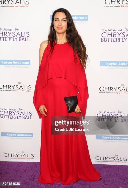 Shiva Rose attends the 16th Annual Chrysalis Butterfly Ball on June 03, 2017 in Brentwood, California.