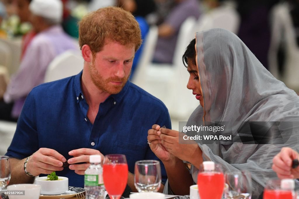 Prince Harry Visits Singapore