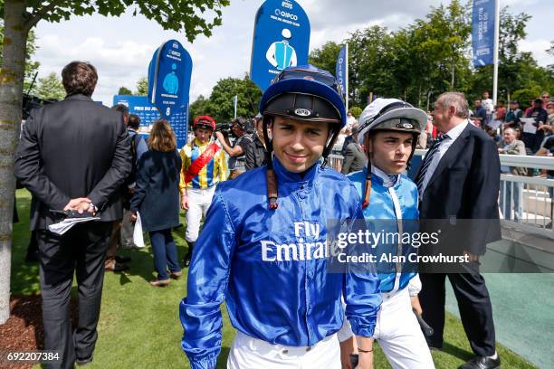 Mickael Barzalona poses at Chantilly racecourse on June 4, 2017 in Chantilly, France.