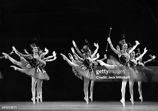 New York City Ballet's production of "Stars and Stripes", July 1963.