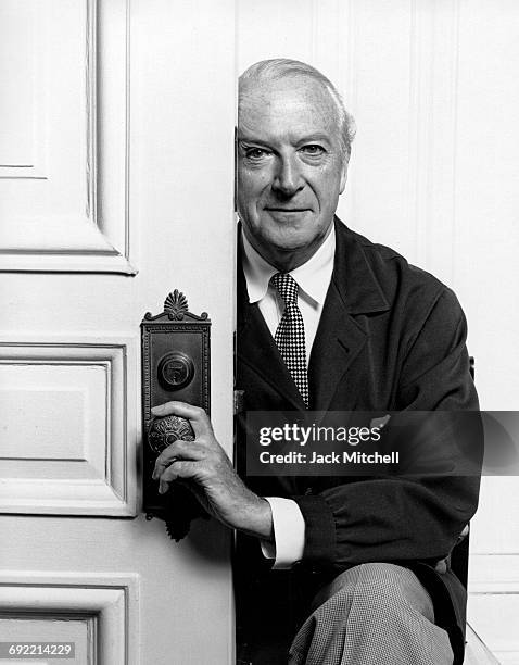 Photographer, writer, painter and designer Cecil Beaton, photographed in 1963.