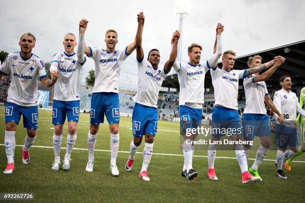 Norrkoping after the Allsvenskan match between IFK Norrkoping and IFK Goteborg on June 4, 2017 at Ostgotaporten in Norrkoping, Sweden.