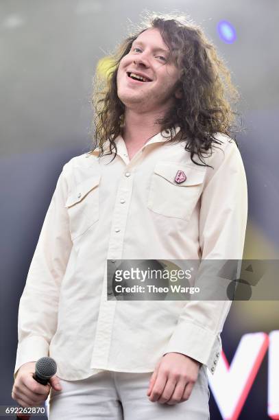 Mario Cuomo of The Orwells performs onstage during the 2017 Governors Ball Music Festival - Day 3 at Randall's Island on June 4, 2017 in New York...