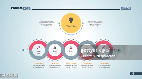 Circle Process Chart Slide Template High-Res Vector Graphic - Getty Images