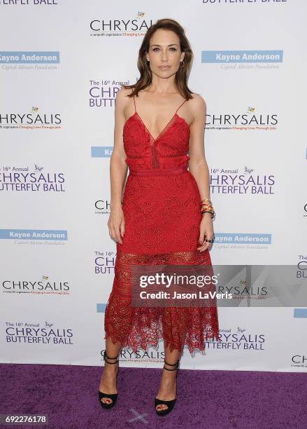 Actress Claire Forlani attends the 16th annual Chrysalis Butterfly Ball on June 3, 2017 in Brentwood, California.