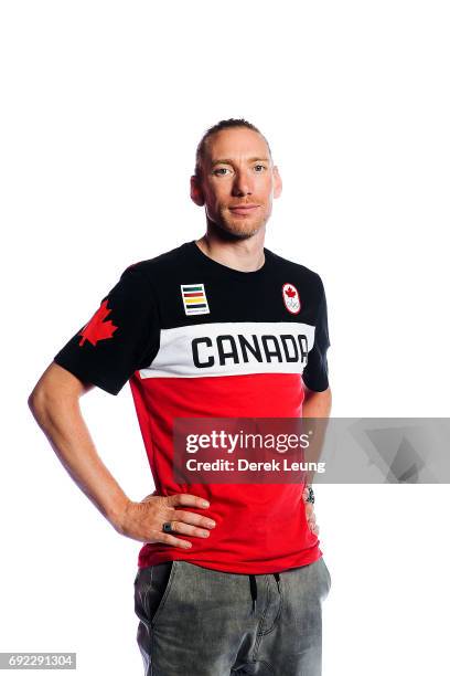 Ted-Jan Bloemen poses for a portrait during the Canadian Olympic Committee Portrait Shoot on June 4, 2017 in Calgary, Alberta, Canada.