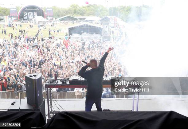 Zane Lowe performs live onstage during 2017 Governors Ball Music Festival - Day 3 at Randall's Island on June 4, 2017 in New York City.