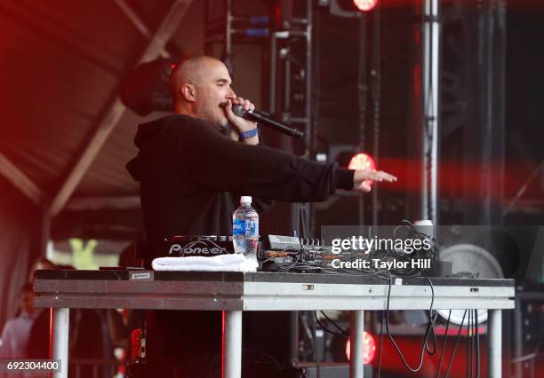 Zane Lowe performs live onstage during 2017 Governors Ball Music Festival - Day 3 at Randall's Island on June 4, 2017 in New York City.