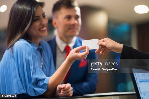 Check In Bank 140 Bank Check In Hand Stock Photos, High-Res Pictures, and Images ...