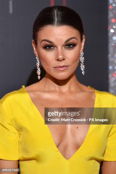 Faye Brookes attending the British Soap Awards 2017 at The Lowry, Salford, Manchester. PRESS ASSOCIATION Photo. Picture date: Saturday 3 June, 2017....