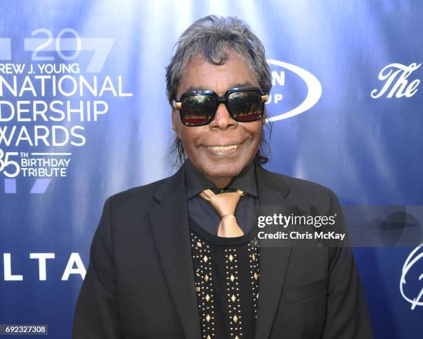 Musician Hamilton Bohannon walks the red carpet at The 2017 Andrew Young International Leadership Awards and 85th Birthday Tribute at Philips Arena...