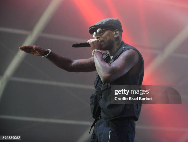 Skepta performs at the 2017 Governors Ball Music Festival - Day 3 at Randall's Island on June 4, 2017 in New York City.